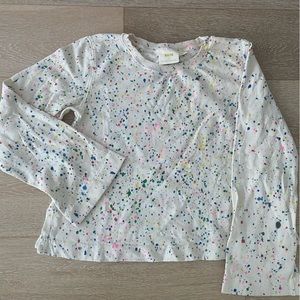 ANTHROPOLOGIE MAEVE Paint splatter sweatshirt size S